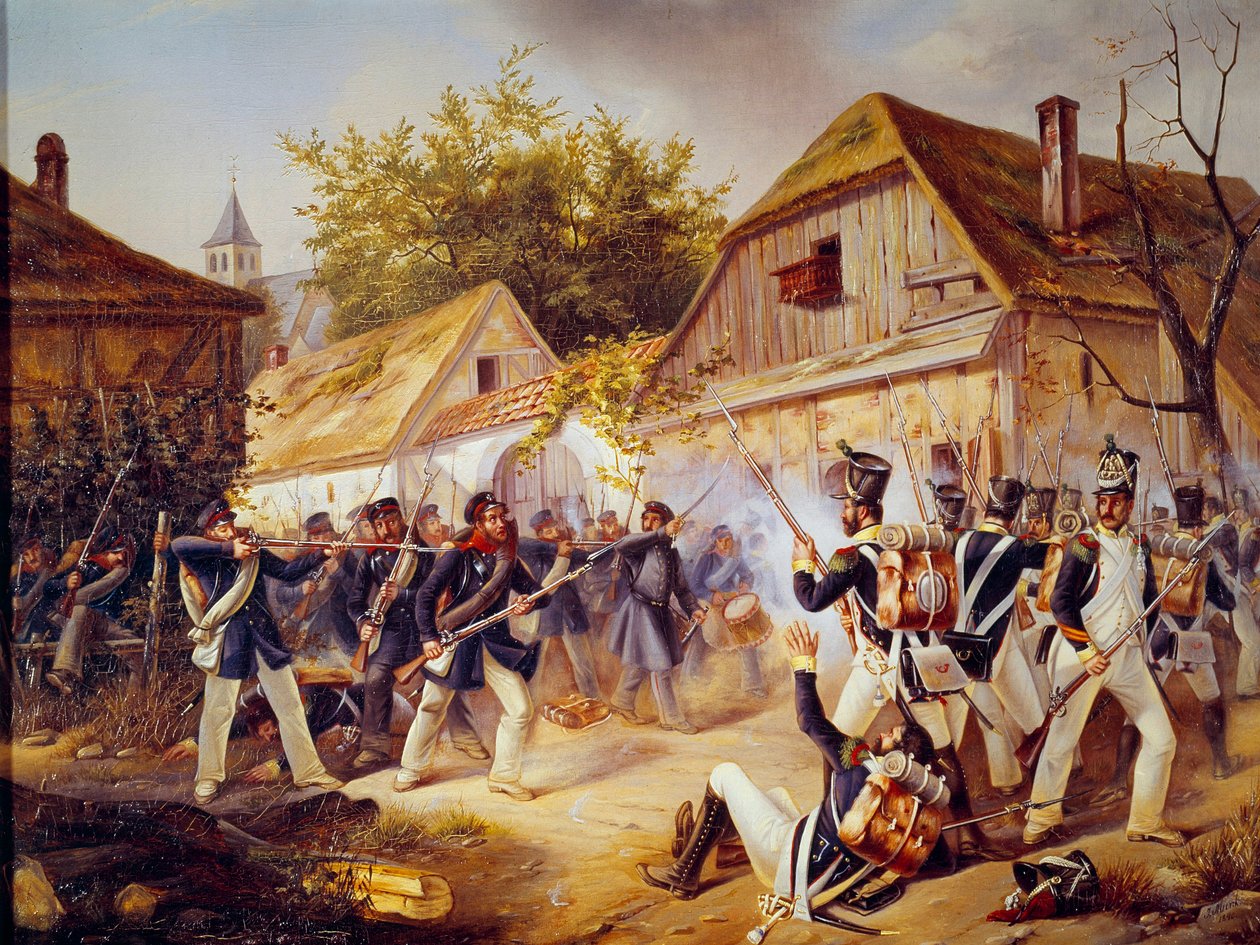 Russisk kampanje: "" Overgivelsen av troppene til Vandamme til slaget ved Culm (Kulm) den 30.08.1813"" 1813 Paris, Museum of the Armee av Unknown artist