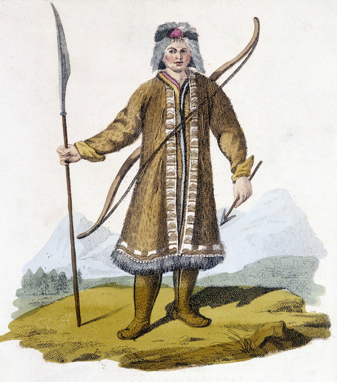 russisk jeger av Unknown artist