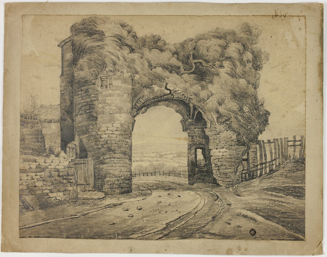 Rye Gate, Winchelsea, Kent av Unknown artist
