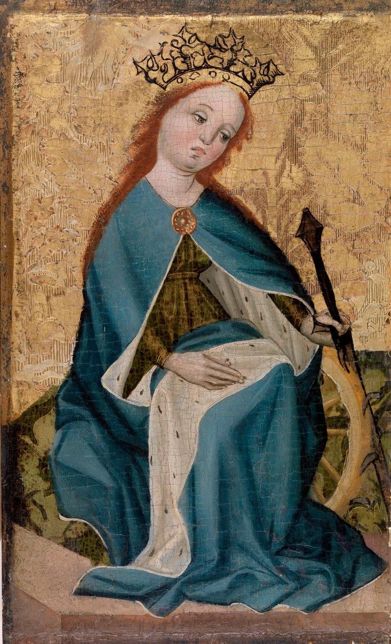 Den hellige Katarina av Alexandria av Unknown artist