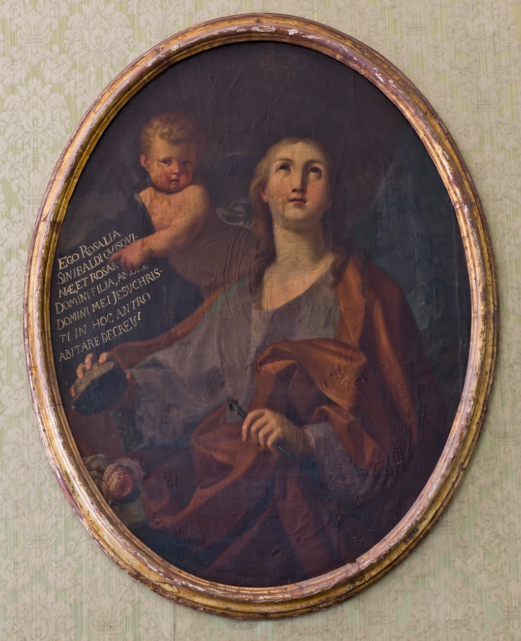 saint rosalia av Unknown artist