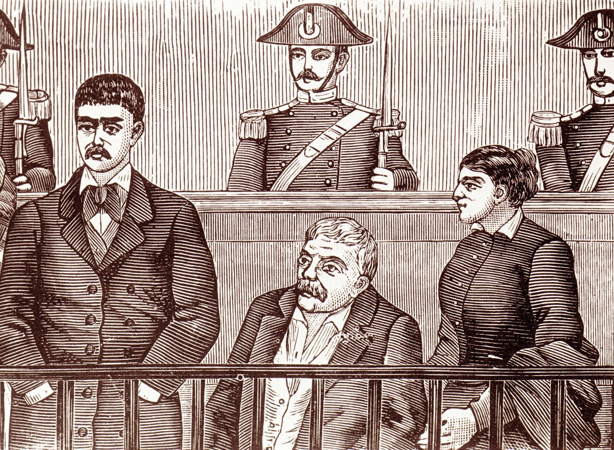 Scene av et mafiamedlems sak i 1860 av Unknown artist