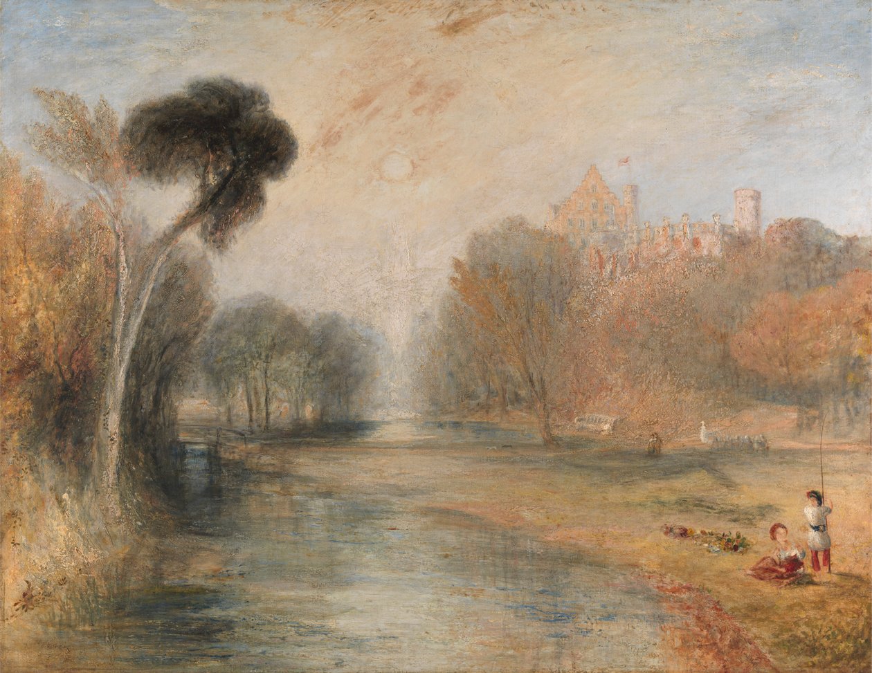 Rosenau slott, Coburg av Unknown artist