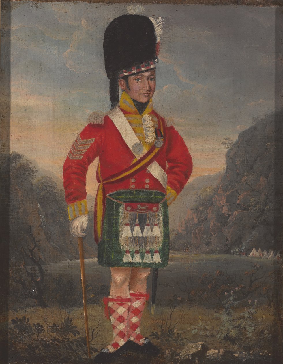 Sersjant, 92nd Highlanders, 1816 ca av Unknown artist