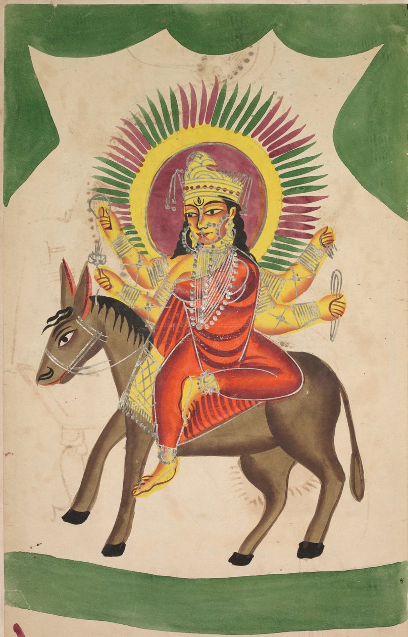 Sheetaladevi: The Smallpox Goddess (rekto) av Unknown artist