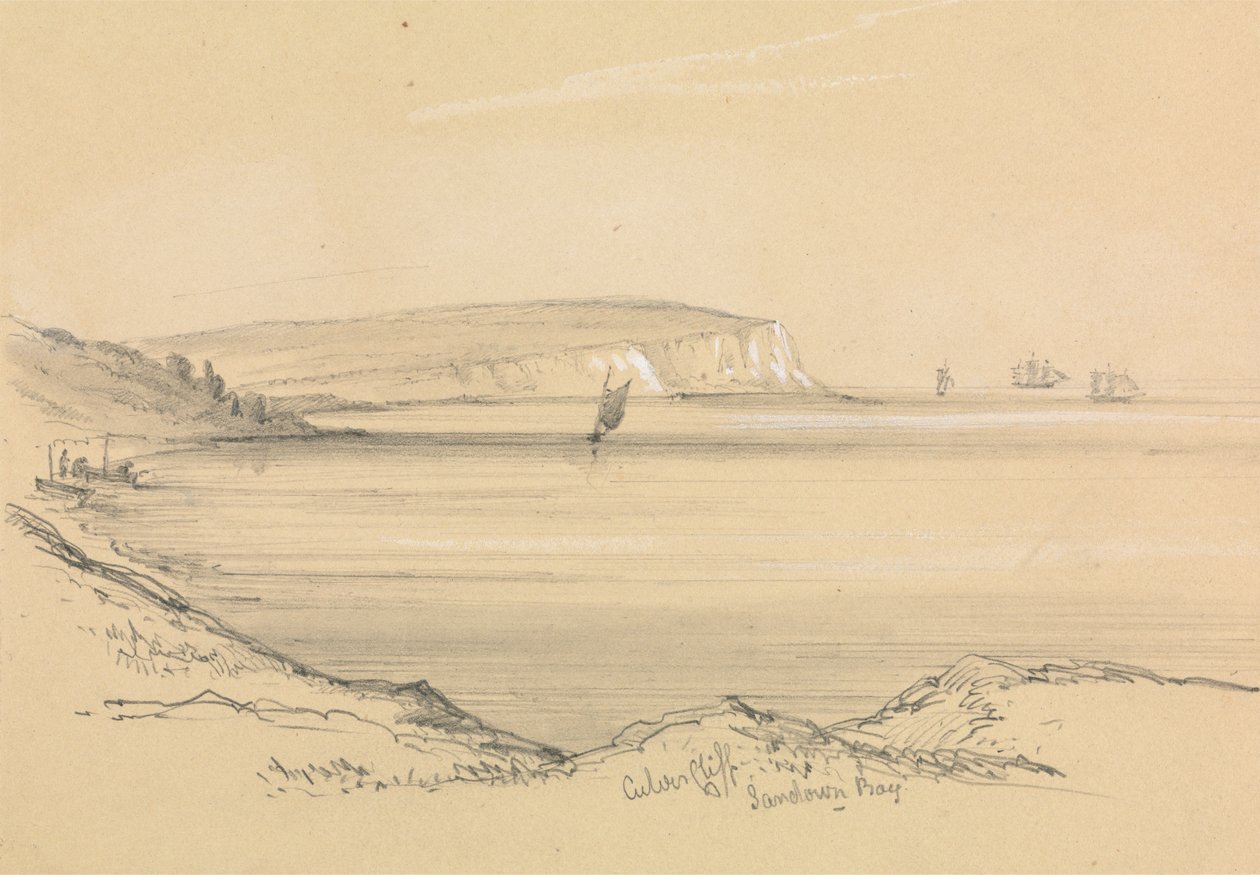 Skip i Sandown Bay av Unknown artist
