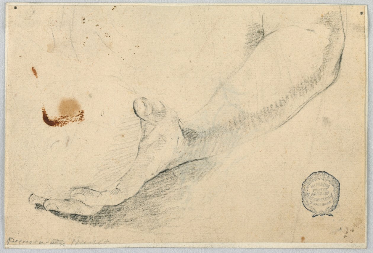 Skisse: Underarm av Unknown artist