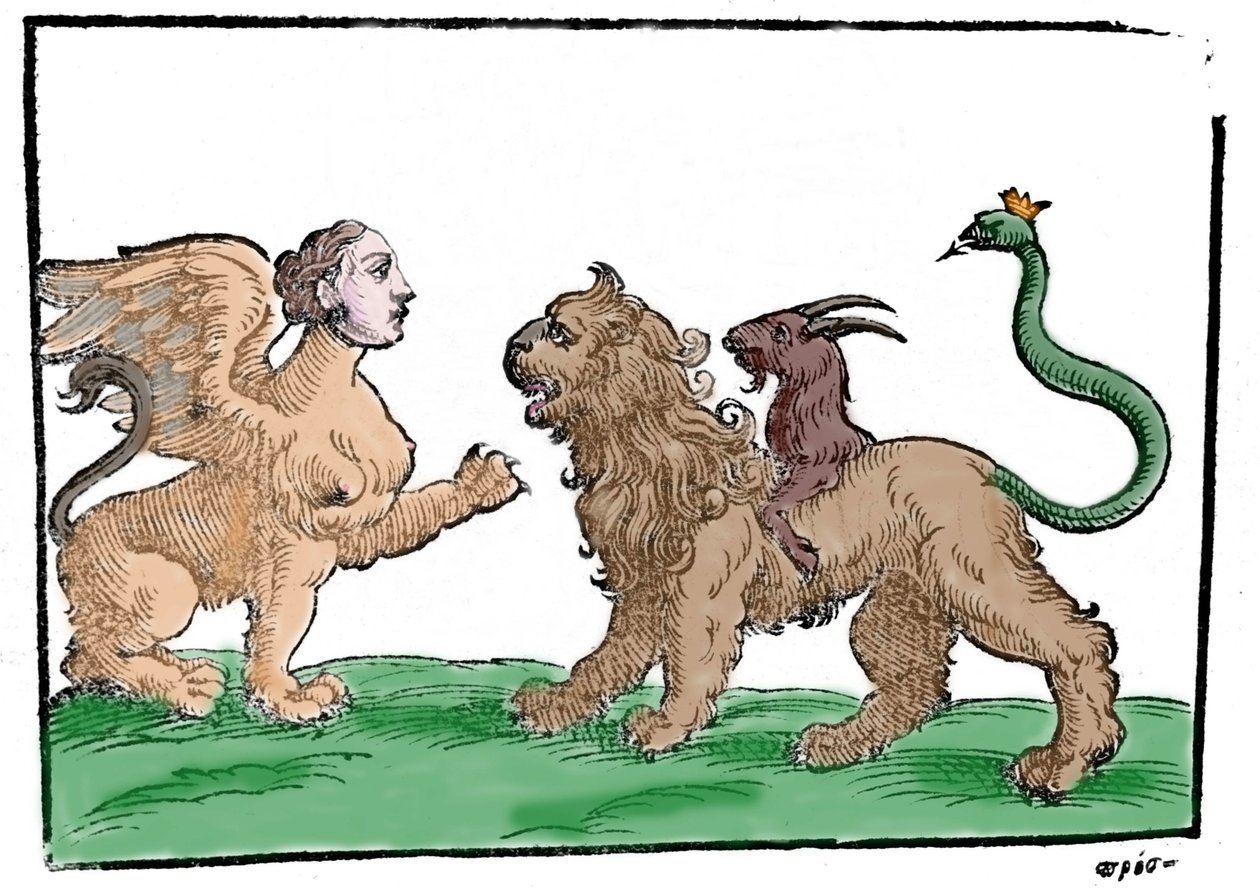 Sfinksen mot Chimera d