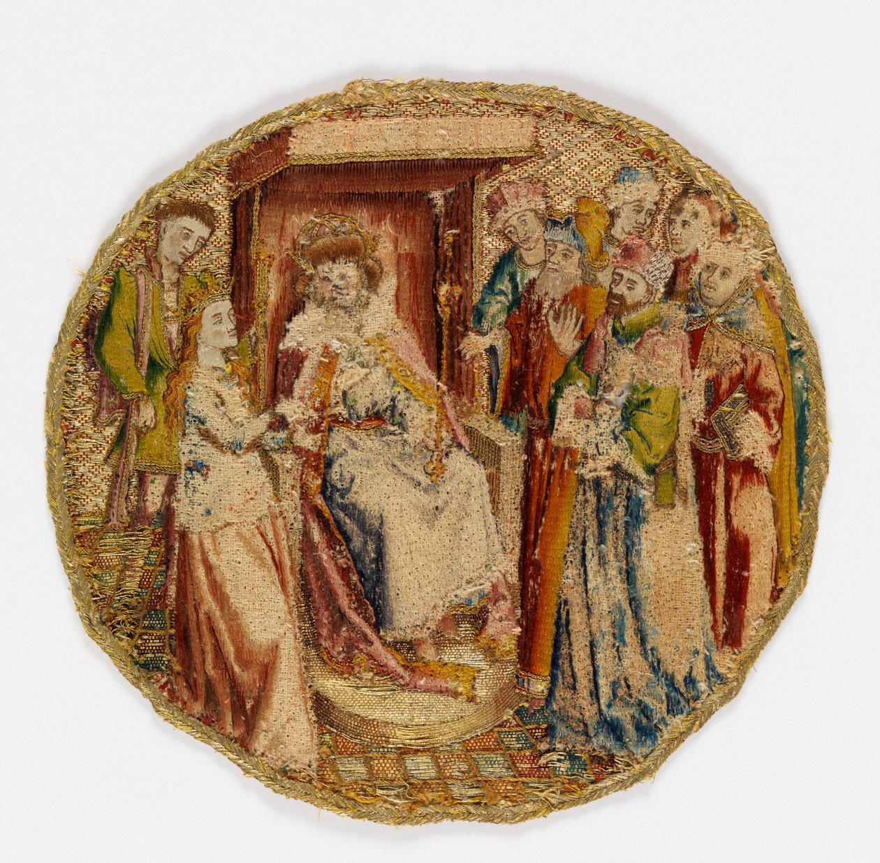 St. Catherine forvirret lærde før keiser Maxentius av Unknown artist