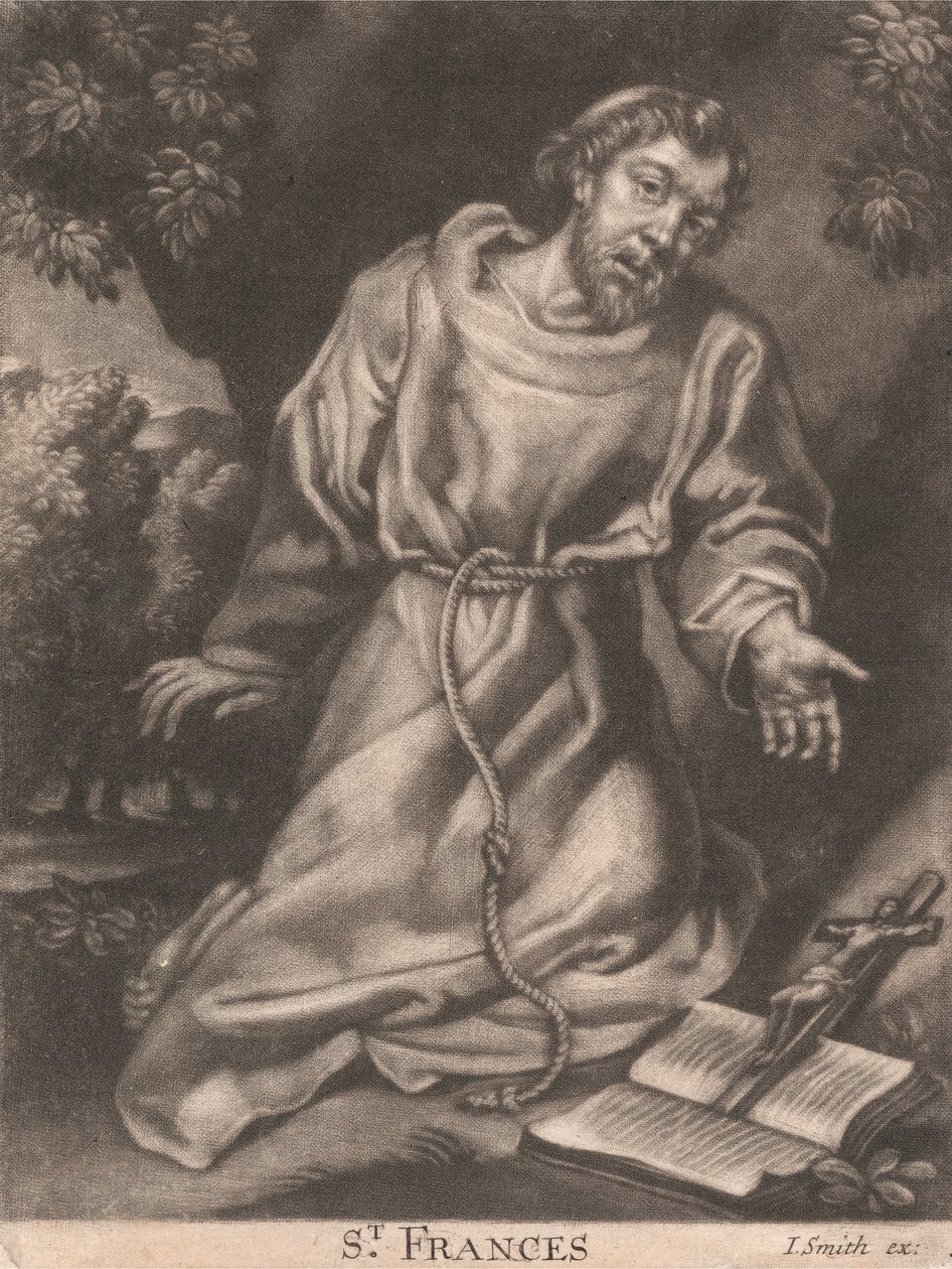 St. Francis av Unknown artist