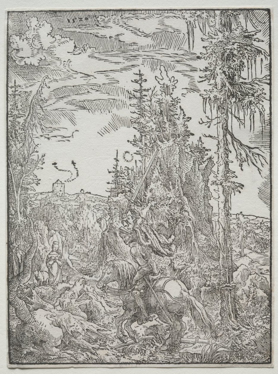 St. George og dragen av Unknown artist