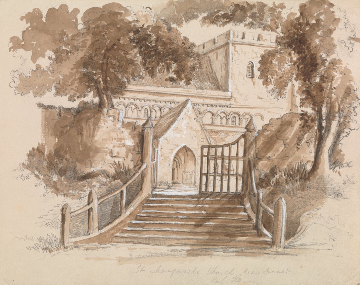 St. Margarita kirke av Unknown artist