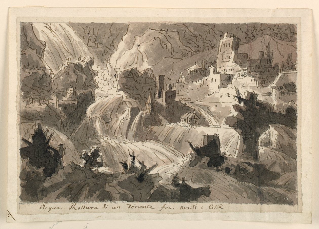 Scenedesign, Flood av Unknown artist