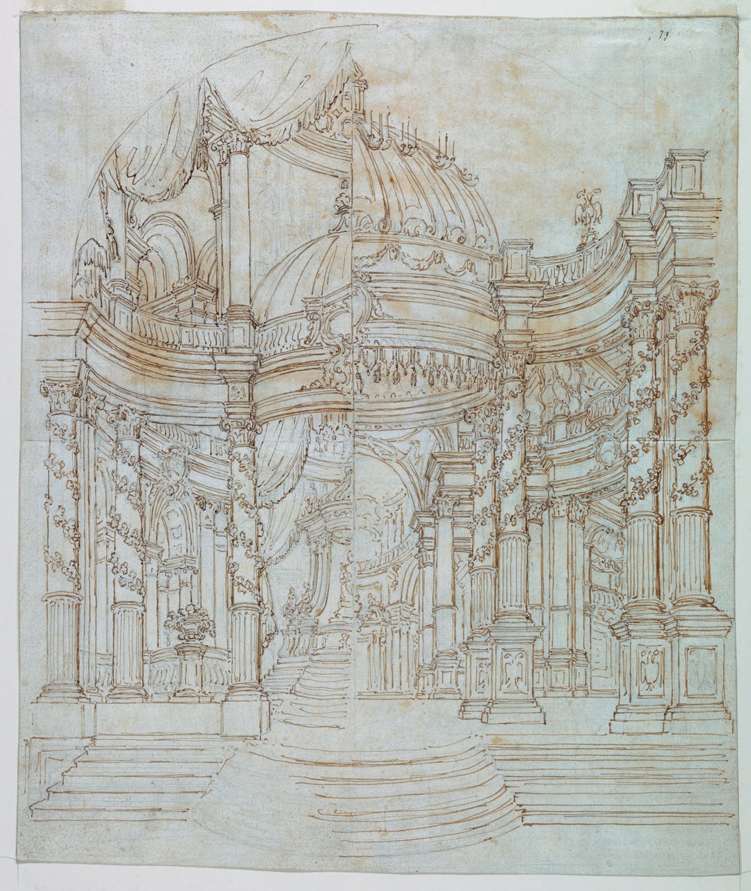 Scenedesign: Palace Architecture av Unknown artist
