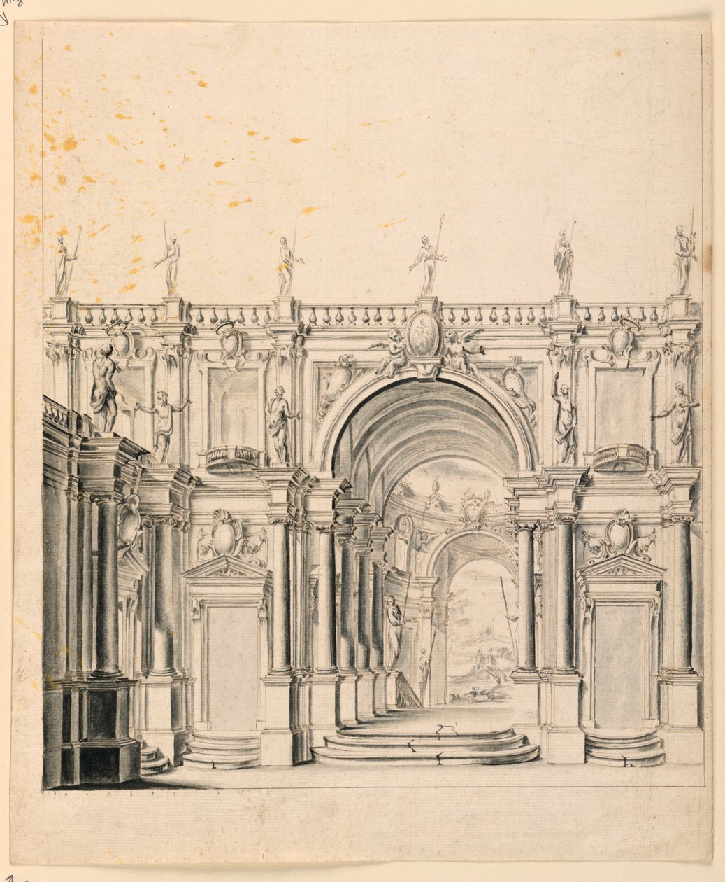 Scenedesign: Palace Architecture av Unknown artist
