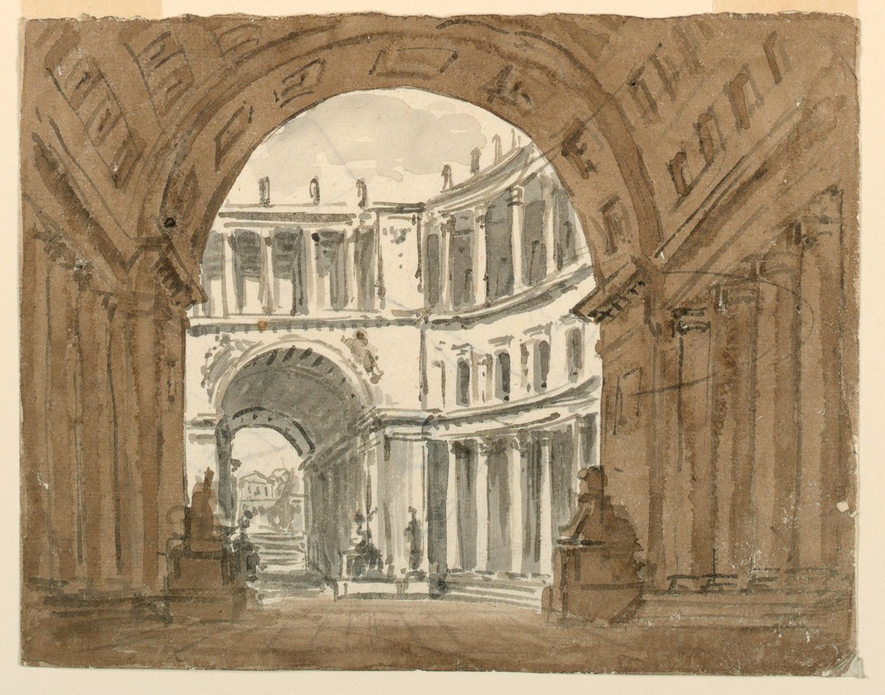 Scenedesign, Palace Court av Unknown artist