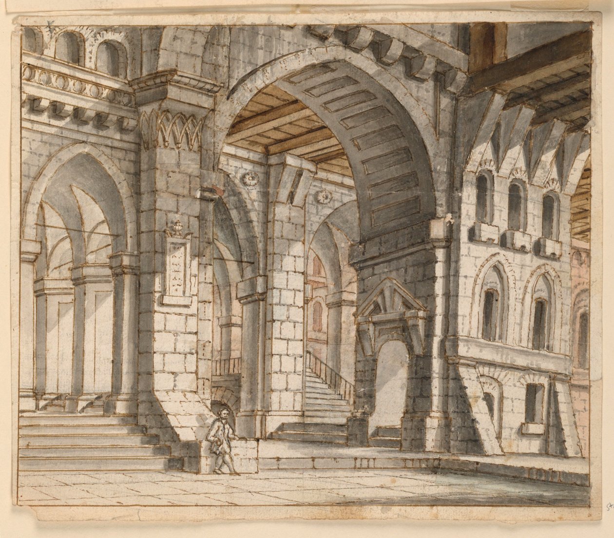 Scenedesign, Palace Interiør av Unknown artist