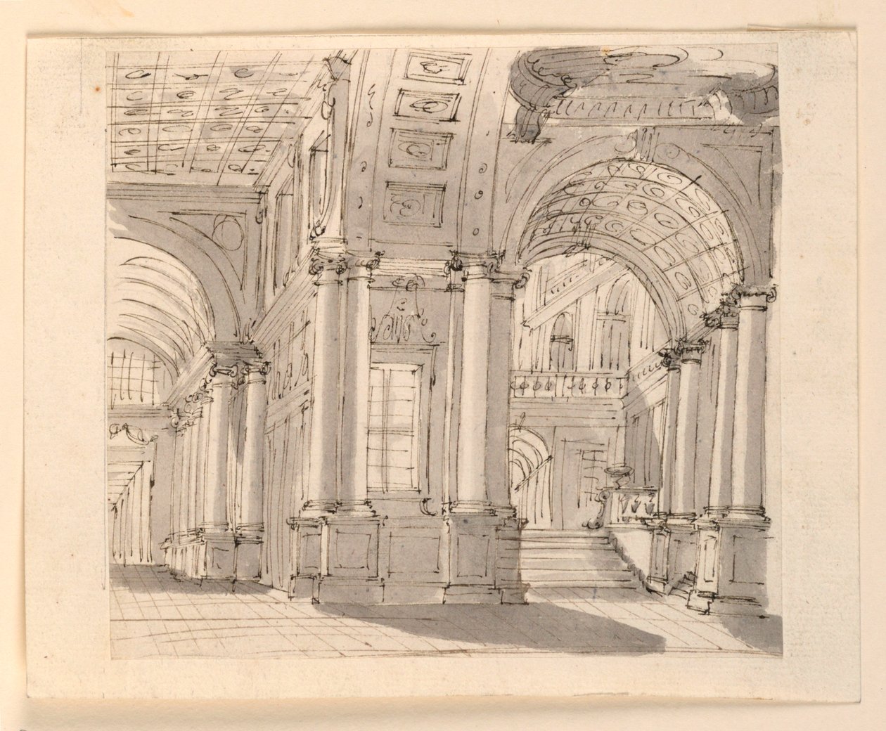Scenedesign, Palace Interiør av Unknown artist