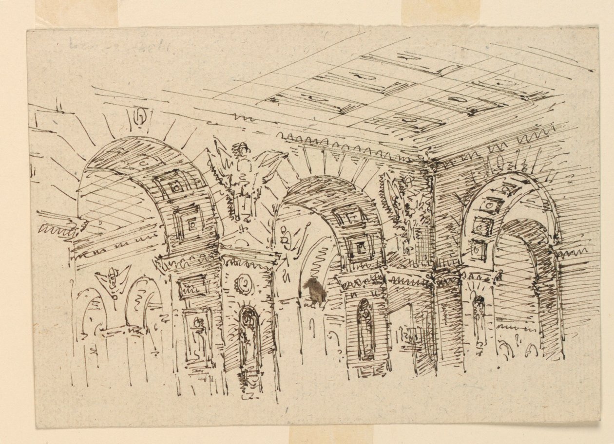 Scenedesign, Palace Interiør av Unknown artist