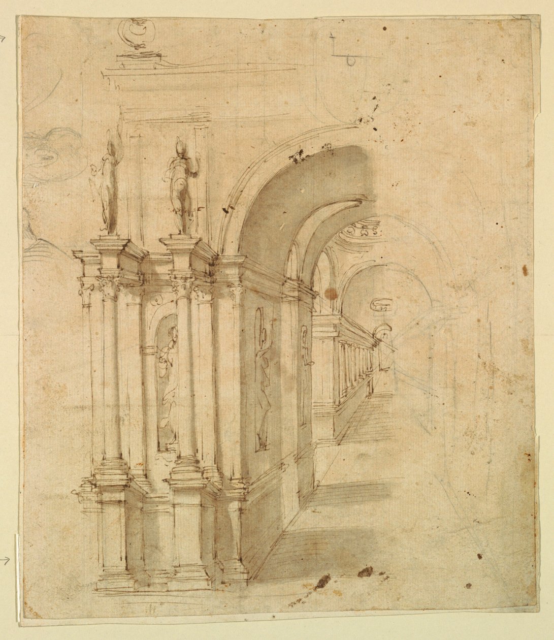 Scenedesign: View Through Archway av Unknown artist