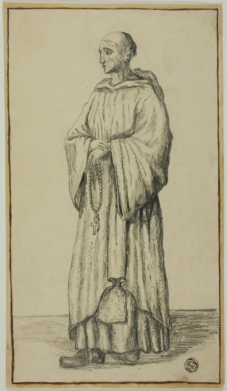 Stående munk av Unknown artist