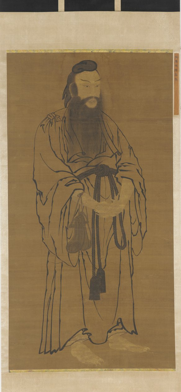 Stående figur av Lü Dongbin av Unknown artist