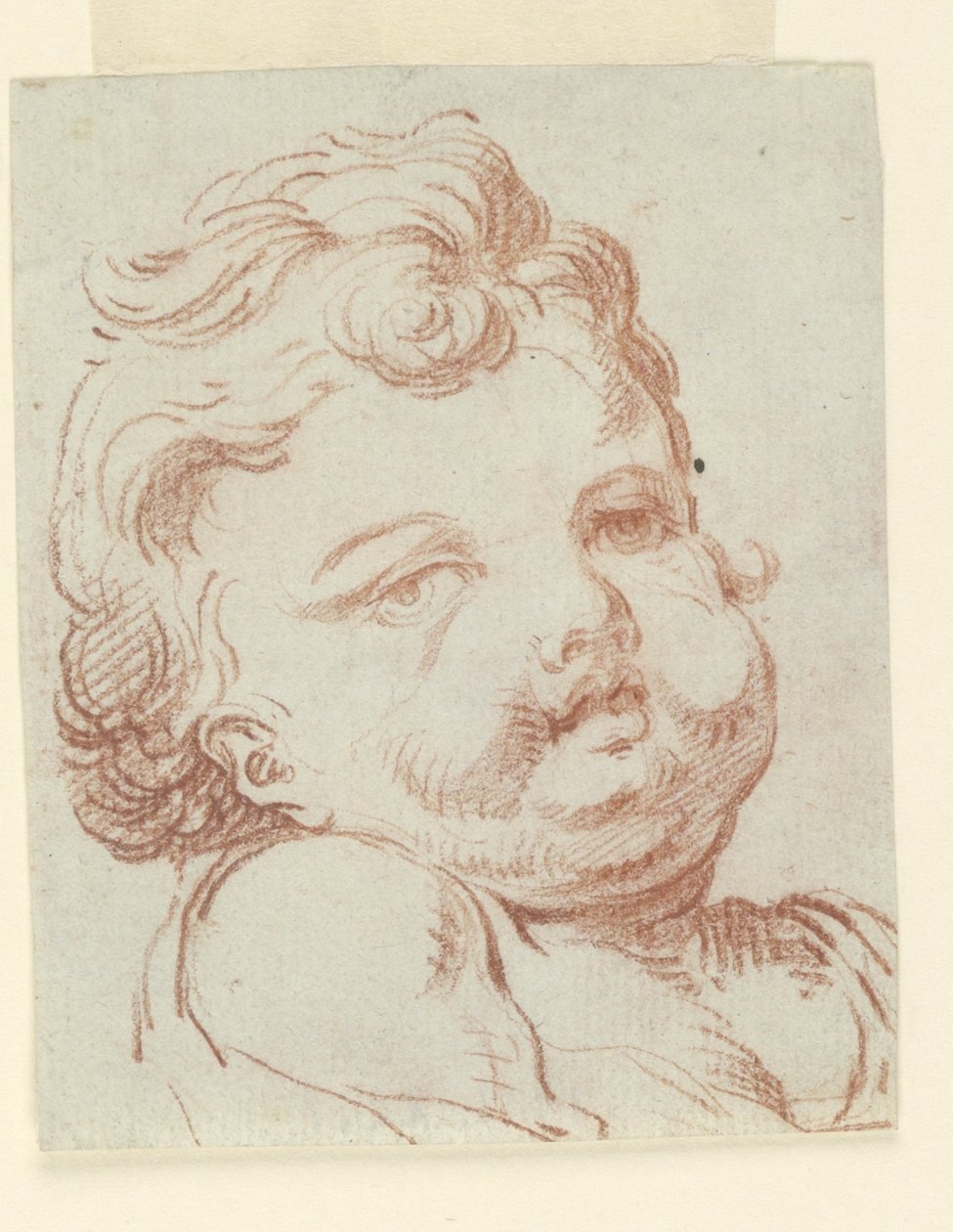 Studie av barnets hode av Unknown artist