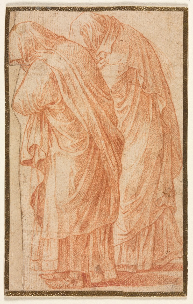 Studie av munker av Unknown artist