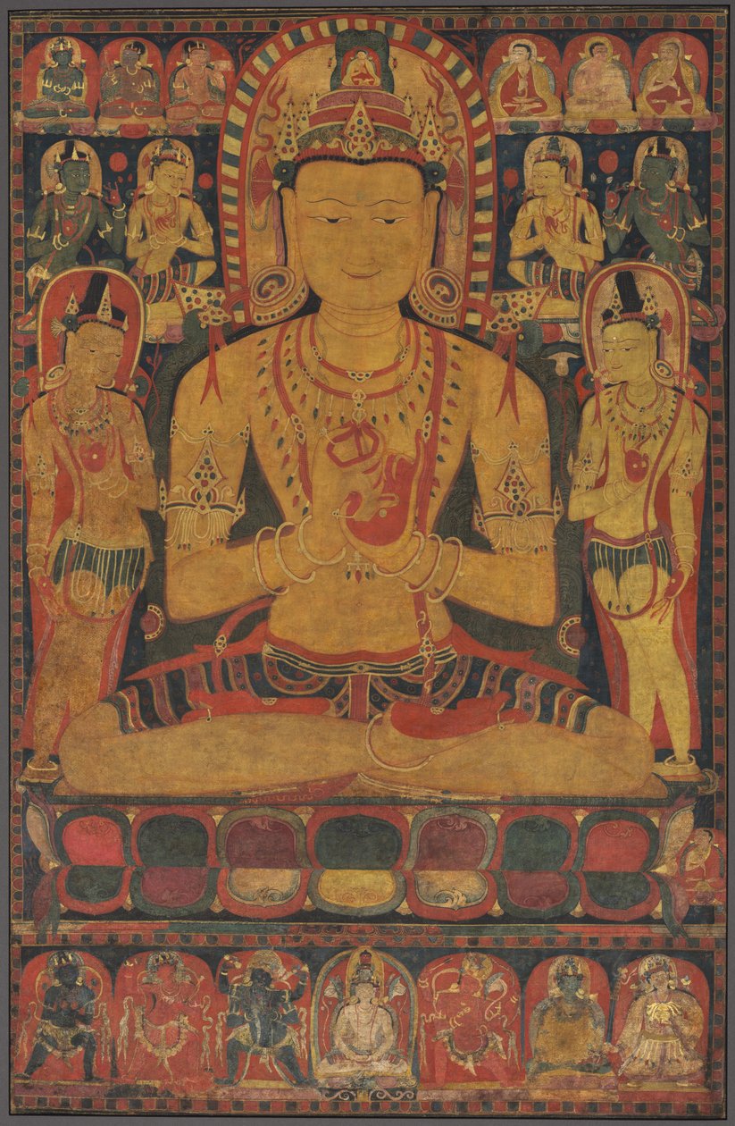 Tantrisk Buddha Vairochana som Vajrasattva av Unknown artist