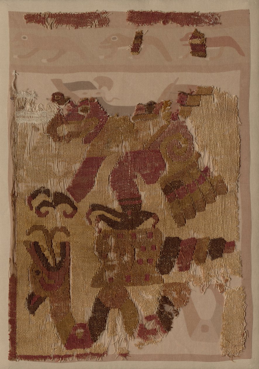 Tekstilfragment av Unknown artist