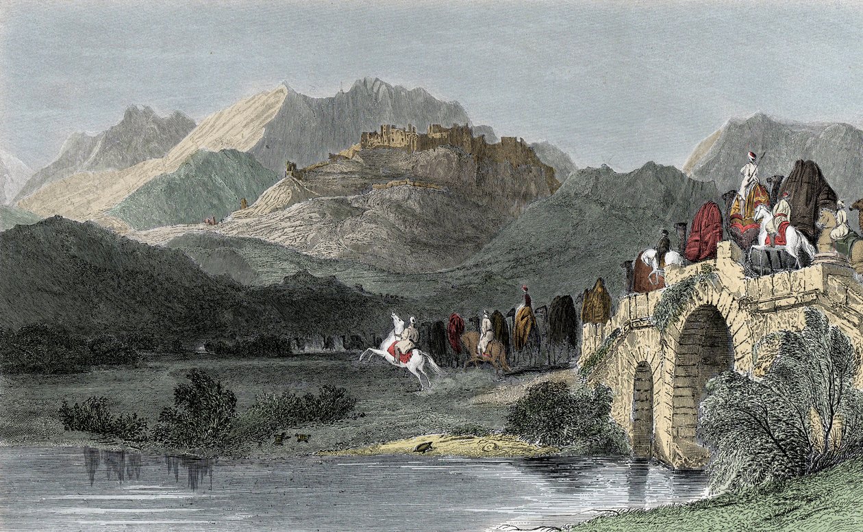 Akropolis i Pergamum - Lilleasia, eller Anatolia av Unknown artist