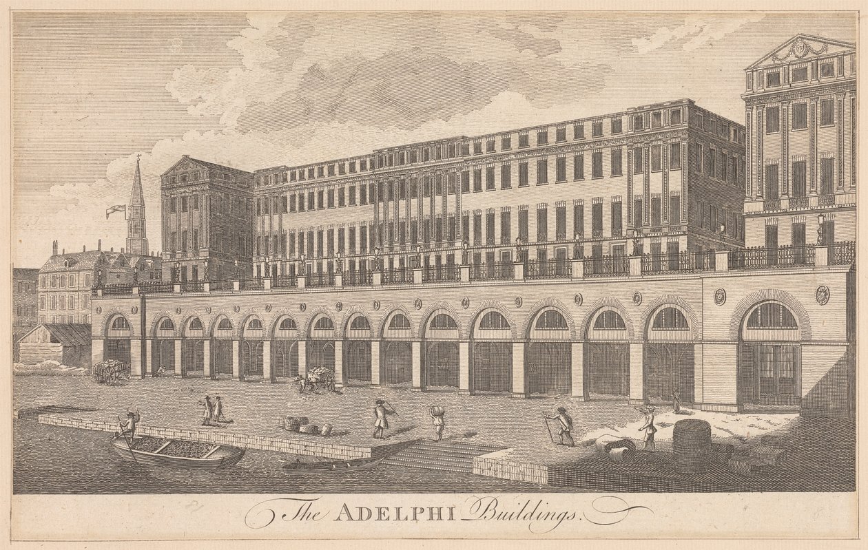 Adelphi-bygningene av Unknown artist