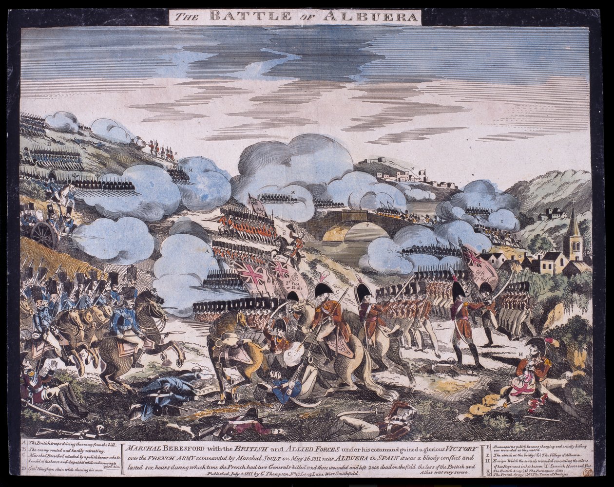 Slaget ved Albuera av Unknown artist