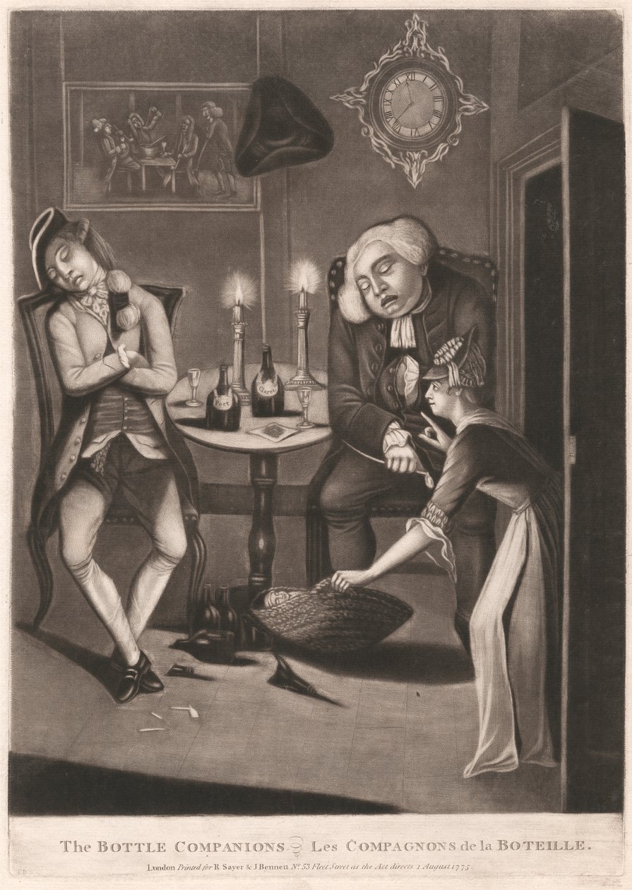 Flaskekameratene av Unknown artist
