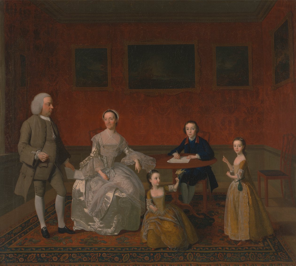 Familien Buckley-Boar av Unknown artist