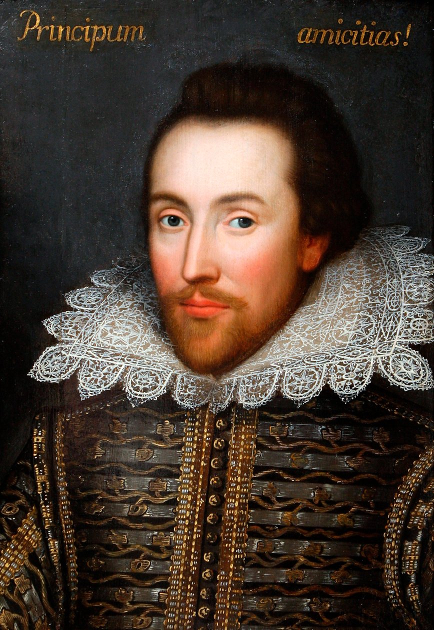 Cobbe-portrettet av William Shakespeare (1564-1616) av Unknown artist