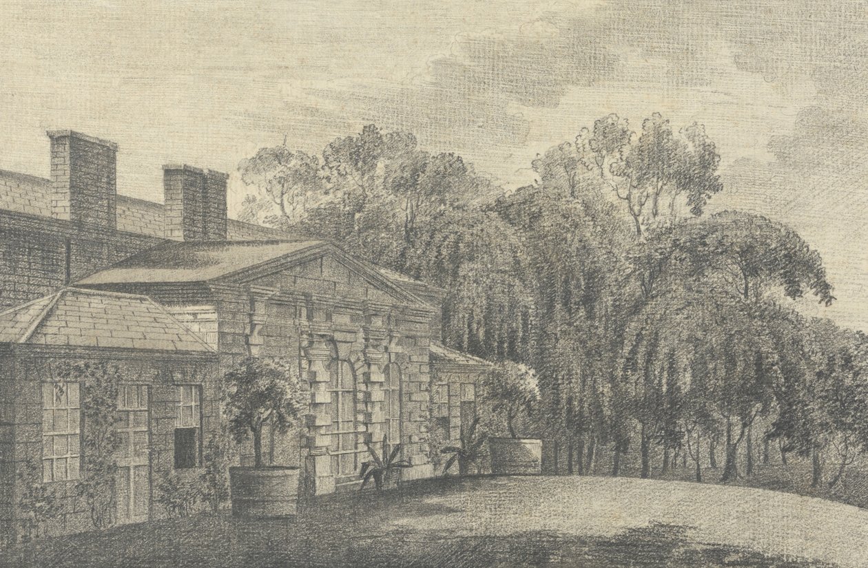Konservatoriet i Wentworth Woodhouse, Yorkshire av Unknown artist
