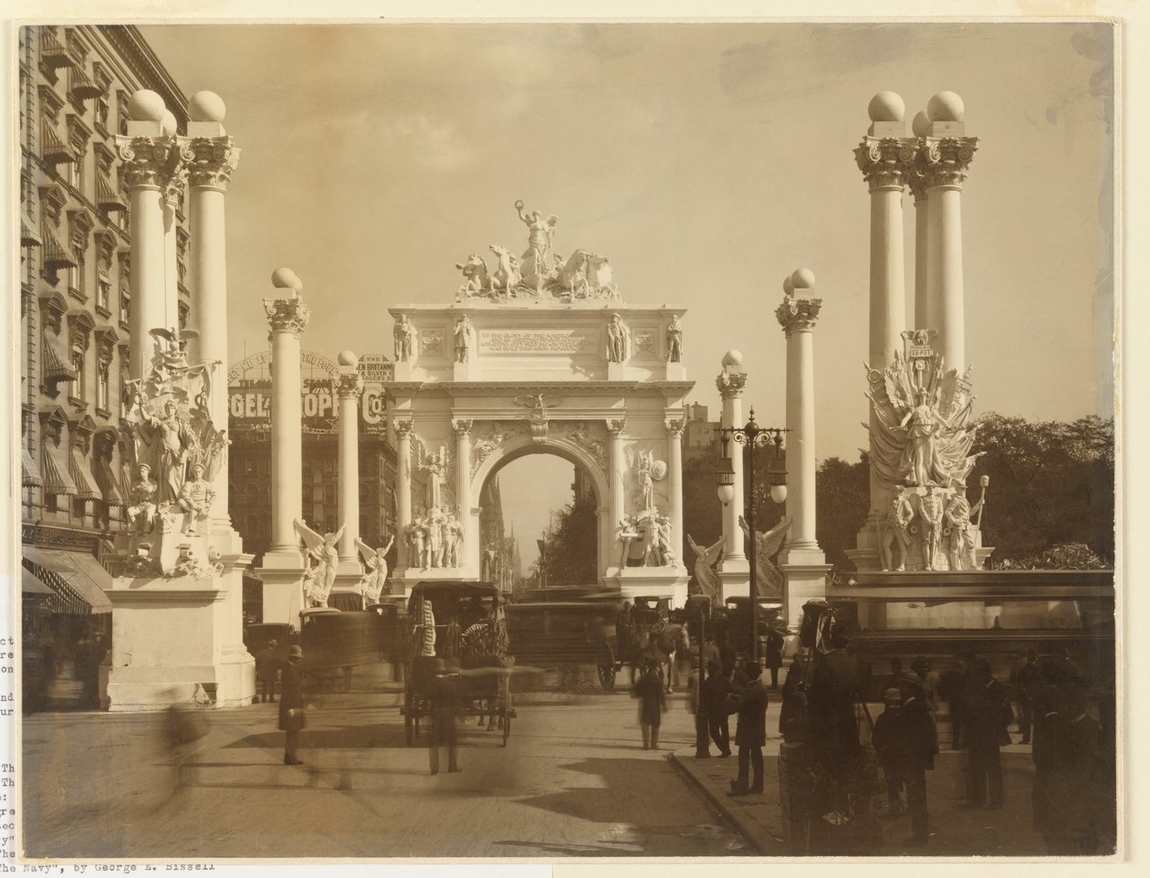 Dewey Arch, Madison Square, New York av Unknown artist