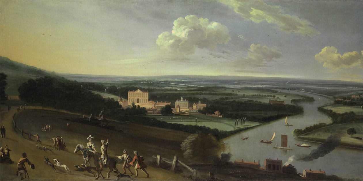 The Earl of Rochester's House, New Park, Richmond, Surrey av Unknown artist