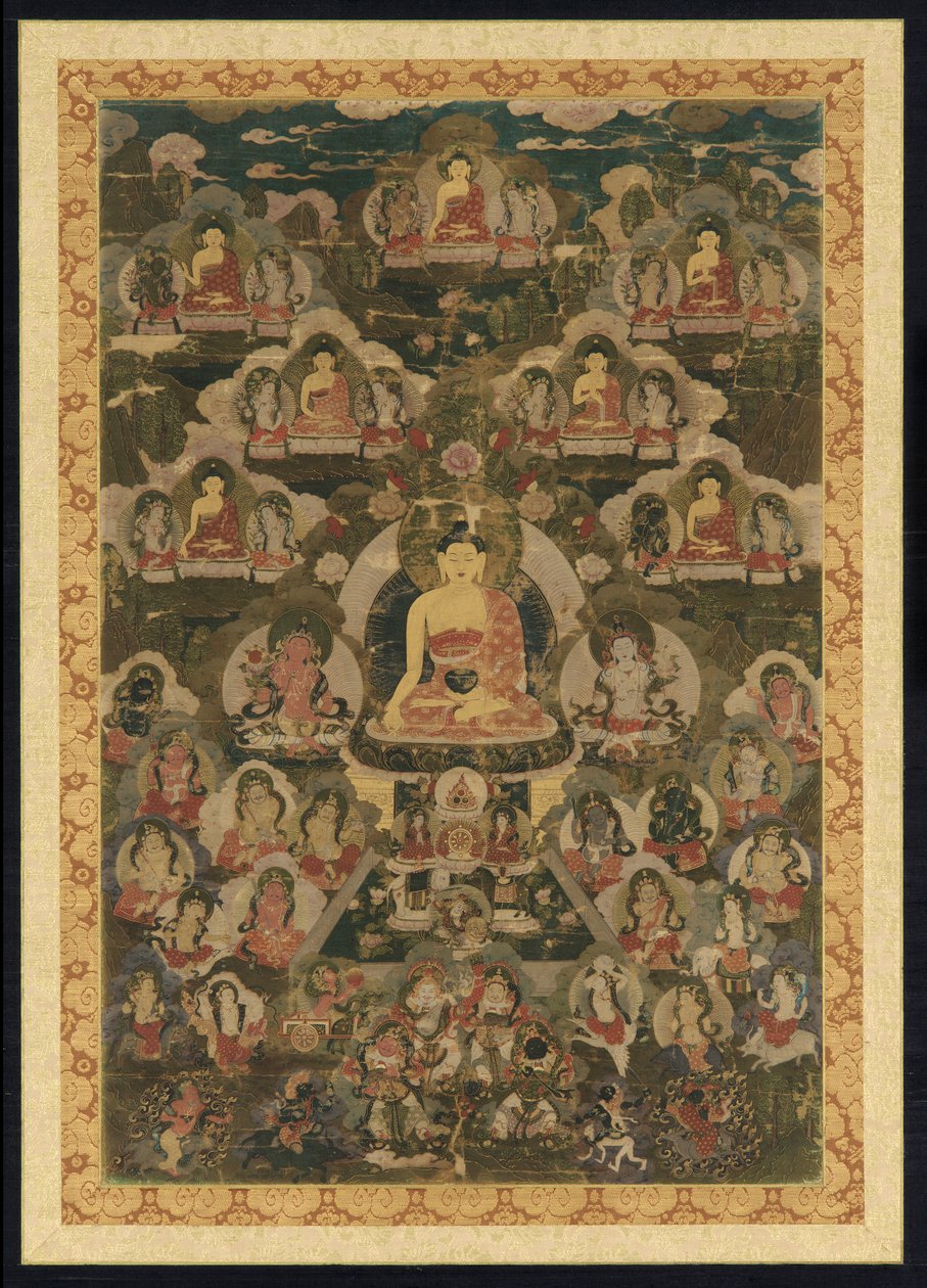 De åtte medisinbuddhaene av Unknown artist
