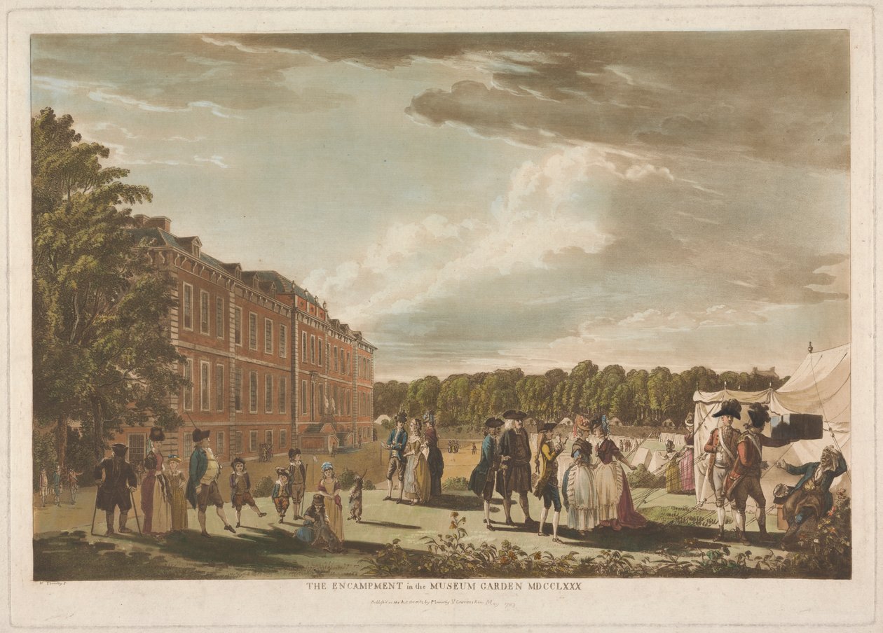 Leiren i Museumshagen av Unknown artist