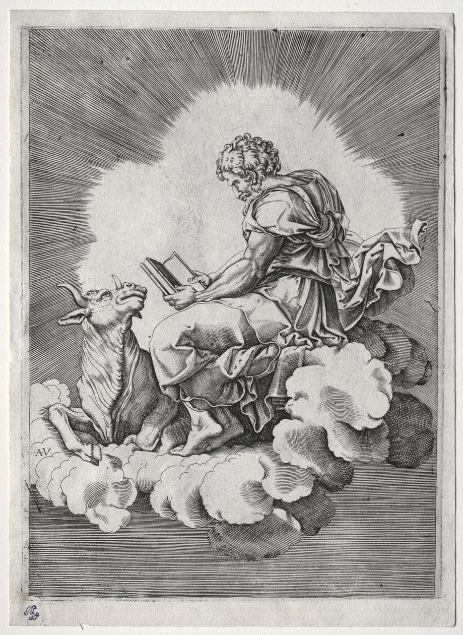 De fire evangelistene av Unknown artist