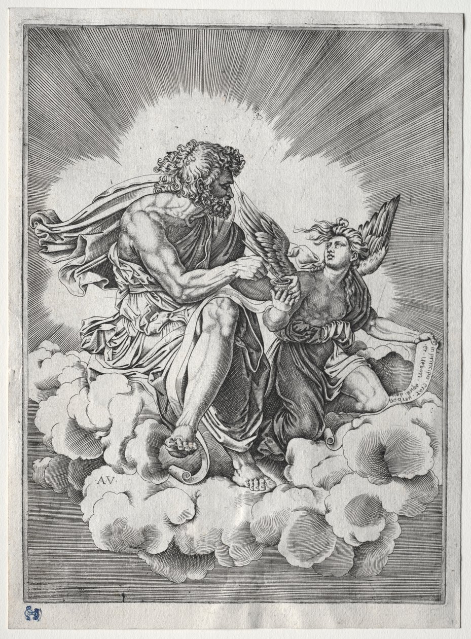 De fire evangelistene: St. Matteus av Unknown artist