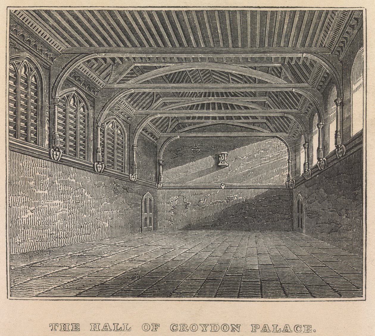 Hallen til Croydon Palace; side 82 (bind 1) av Unknown artist
