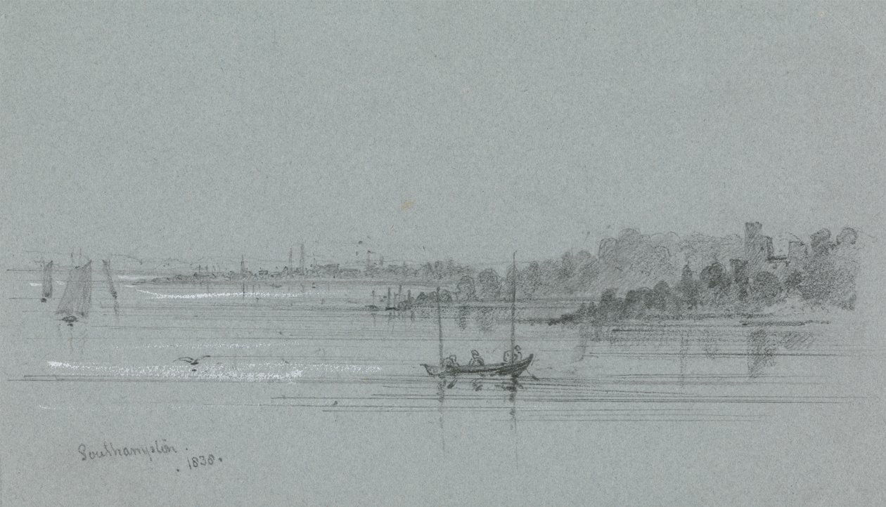 Havnen i Southampton av Unknown artist