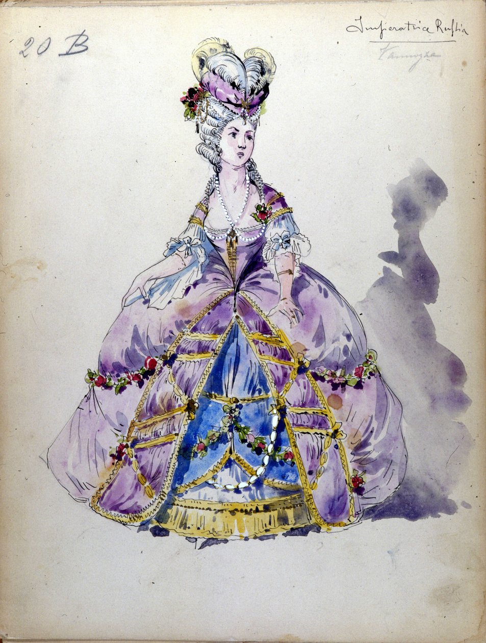 The Lady of Spades: Opera komponert i 1890 av Piotr eller Petr Ilyich Tchaikovsky (eller Tchaikowsky) av Unknown artist