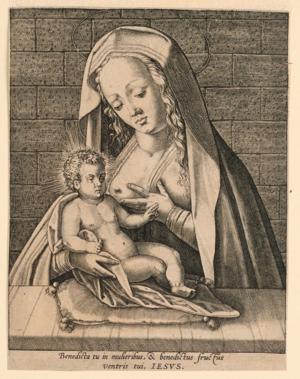 Madonnaen og barnet av Unknown artist