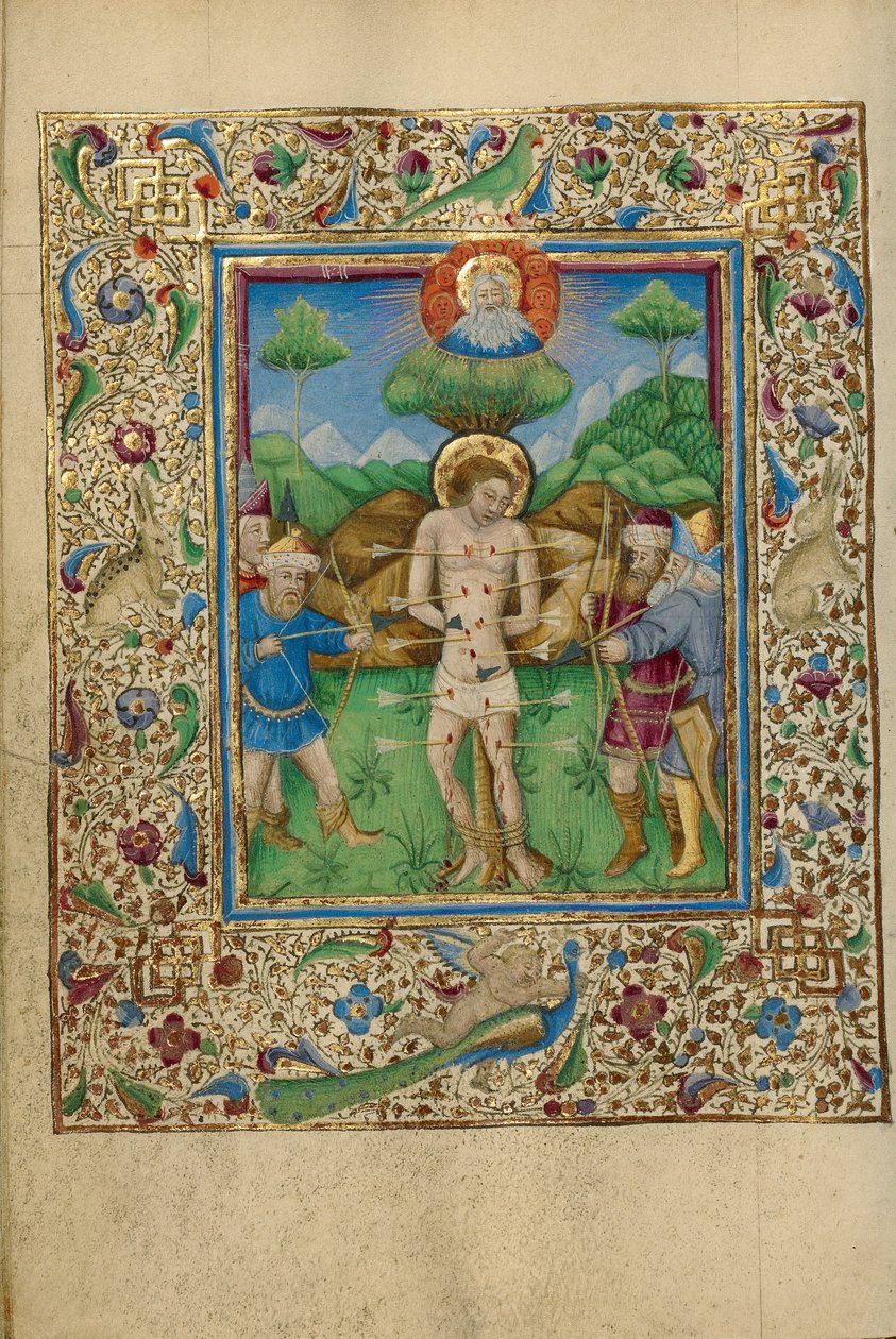 Den hellige Sebastians martyrium av Unknown artist