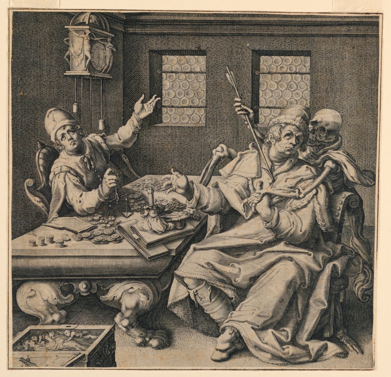 The Misers av Unknown artist
