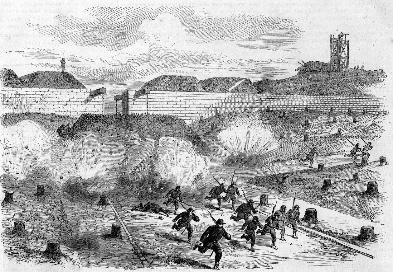 Paris-kommunen i 1871. Bombardement av Porte d
